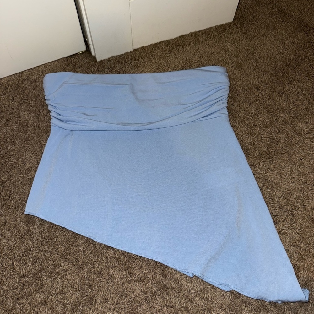 Urban Outfitters Light Blue Asymmetrical Top